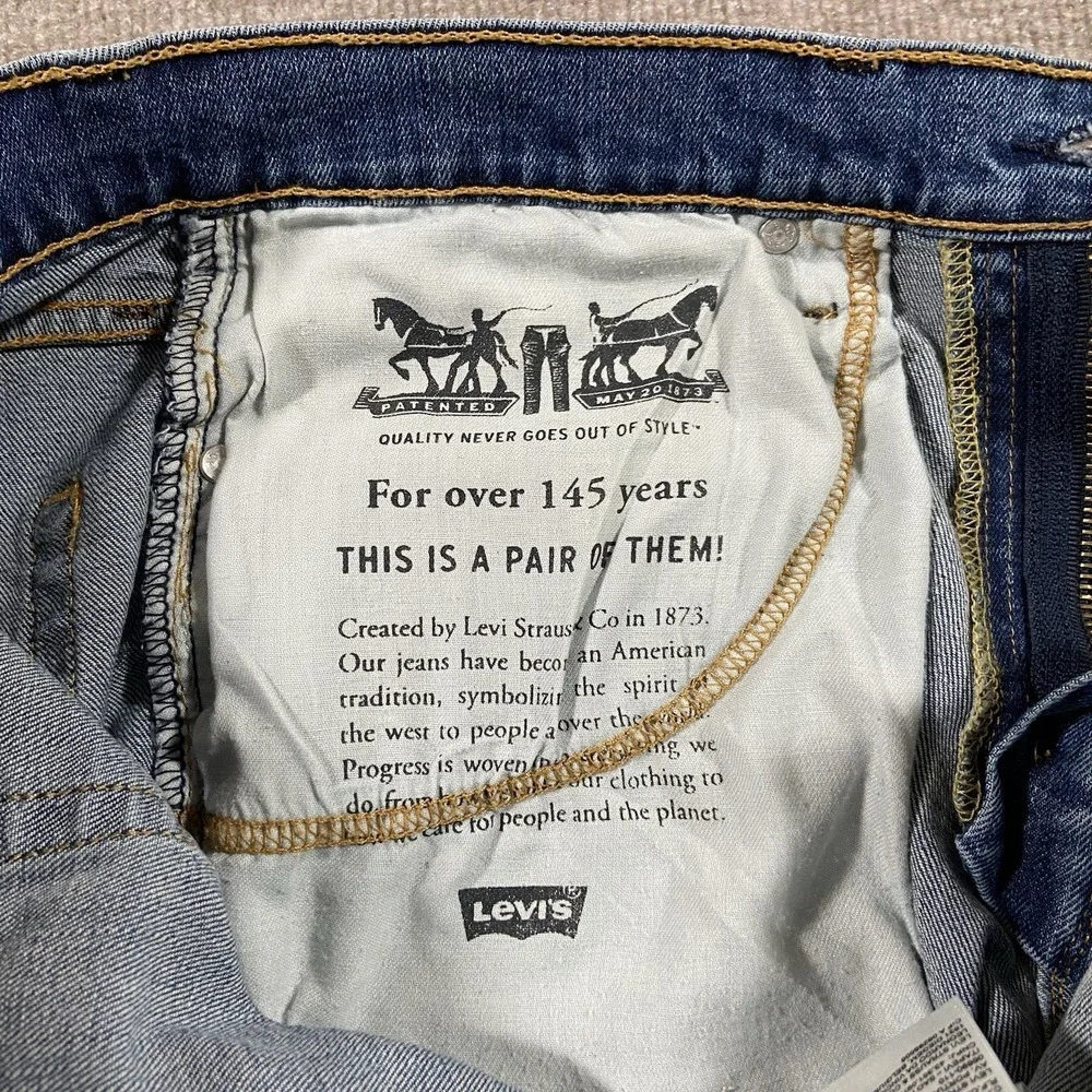 Levis 541 Jeans Mens 32x31‎ Athletic Fit Medium Wash Blue Denim Stretch Skate